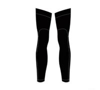Manguitos Pierna Chinlon para elastano Secado para rápido Negro