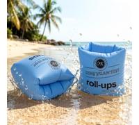 Manguitos Piscina,Banda de Brazo Inflatable con Doble Aairbag,para Aprender a Nadar(Azul)
