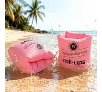 Manguitos Piscina,Banda de Brazo Inflatable con Doble Aairbag,para Aprender a Nadar(Rosa)