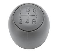 MangWany Pomo de palanca de cambios manual de 5 velocidades para F-iat Panda 500 500C, color gris