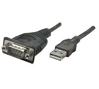 Manhattan 150439 - Adaptador USB a VGA, Negro
