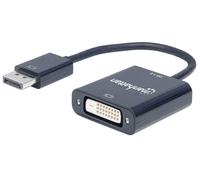 Manhattan 152228 adaptador de cable DisplayPort DVI-D Negro - Adaptador para cab