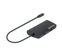 Manhattan 152372 - USB 3.2 Gen 1 (3.1 Gen 1) Type-C - Negro - MicroSD (TransFlash) - SD - SDHC - SDXC - Aluminio - CE - FCC - RoHS2 - WEEE - USB
