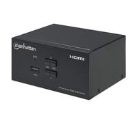 Manhattan 153522 Interruptor KVM 2/1 USB HDMI 4K