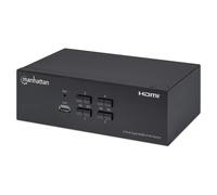 Manhattan 153539 Interruptor KVM 4/1 USB HDMI 4K