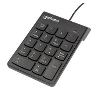 Manhattan 176354 Numeric Keypad,Black Wired