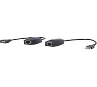 Manhattan 179300 adaptador de cable USB A / RJ45 Negro - Adaptador para cable (U