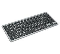 Manhattan 180559 Teclado Inalámbrico Dual-Mode Ultra Delgado Diseño Elegante Neg