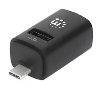 Manhattan Hub de interfaz 180993 USB 3.2 Gen 1 (3.1 Gen 1) Type-C 5000 Mbit/s Negro