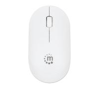 Manhattan 190152 Ratón óptico USB inalámbrico Performance III Blanco Blanco