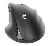 Manhattan 190237 mouse Ufficio Mano destra RF Wireless Ottico 1600 DPI (ERGONOMIC USB WIRELESS MOUSE- - RIGHT HANDED 7-BUTTON)