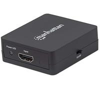 Manhattan 207652 divisor de video HDMI - Splitter de vídeo (HDMI, Oro, 0,7 m, 1920 x 1200 Pixeles, 480i,480p,576i,576p,720p,1080i,1080p, 225 MHz)