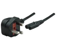 Manhattan 322843 cable de transmisión negro 1,8 m enchufe tipo g c7 a
