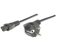 Manhattan 371131 cable de transmisión negro 1,8 m cee7/4 c5 acoplador