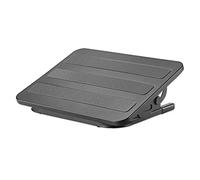 Manhattan Reposapiés 462198 - ajustable y ergonómico para el Smart Working, negro