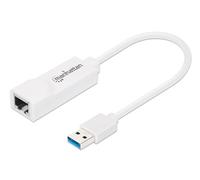 Manhattan Adaptador Usb3.0 San> Gigabit Ethernet BU. (Rj-45) [WH]