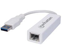 Manhattan Adaptador Usb3.0 San> Gigabit Ethernet BU. (Rj-45) [WH]
