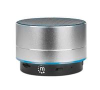 Manhattan Altavoz LED metálico Bluetooth® Plateado