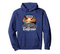Manhattan Beach California Beach Palmera Sunset Souvenir Sudadera con Capucha