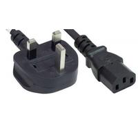 Manhattan cable de alimentación, enchufe uk de 3 pines a conector c13
