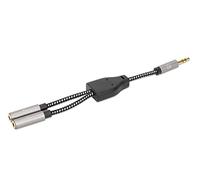 MANHATTAN 356114 - Cable para auriculares, conector jack de 3,5 mm a conector hembr