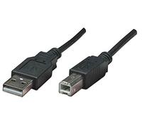 Manhattan Cable USB Negro Negro 0,5 m Schwarz