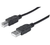 Manhattan Cable USB Negro Negro 1,8 m Schwarz