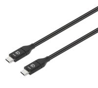 Manhattan Cable USB Negro Negro 1 m Schwarz
