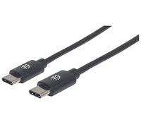 Manhattan Cable USB Negro Negro 3 m Schwarz
