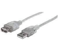 Manhattan Cable USB Transparente Klar/Silber 4,5 m Silber