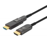 Manhattan Cavo HDMI&Trade Attivo in Fibra Ottica con Connettore Staccabile 20m N