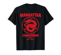 Manhattan Chinatown Nueva York Chinese Lower East Side NYC NY Camiseta