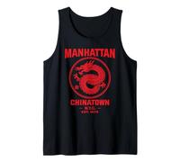 Manhattan Chinatown Nueva York Chinese Lower East Side NYC NY Camiseta sin Mangas