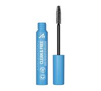 Manhattan Clean & Free 1010N Black - Máscara de rímel impermeable y nutritiva vegana, 7 ml