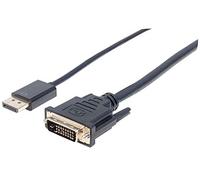 Manhattan DisplayPort y Mini DisplayPort Negro Negro