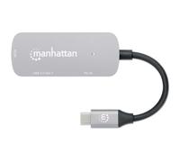 Manhattan docking station usb-c a hdmi, 3 en 1 con suministro de energ