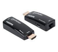 Manhattan Extender HDMI Over Ethernet 1080p Compatto Nero Nero