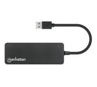 MANHATTAN 168403 - USB 3,0, hub de 7 puertos, 7x USB-A, alimentación USB