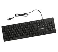 Manhattan Keyboard UK USB Wired, Standard Qwerty layout, Black, Full Size Keys,