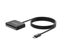 Manhattan lector de tarjetas inteligentes con contacto usb-c, con ranu