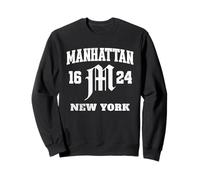 Manhattan Nueva York 1624 Patrimonio urbano gótico Sudadera