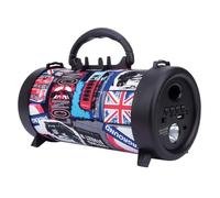 Manhattan -Products Sound Science Altavoz Bluetooth con Linterna - Altavoz Bluetooth inalámbrico, Caja FM, USB, música, Jack de 3,5 mm - LDN