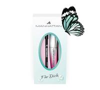 Manhattan Set de maquillaje de ojos: máscara Manhattan Wonder'Extension Fb 001 Black, 11 ml, incluye eyeliner Khol Kajal 1010N Black, 1,3 g