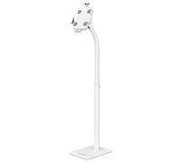 Manhattan Soporte de Suelo antirrobo con Soporte para Tablet y iPad 7,9-11, Color Blanco