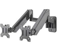 Manhattan Soporte de pared 461627 para 2 monitores 17–32'' con muelle de gas