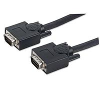 Manhattan SVGA Monitor Cable Cable VGA 30 m VGA (D-Sub) Negro - Cables VGA (30 m, VGA (D-Sub), VGA (D-Sub), Negro, Male Connector/Male Connector)
