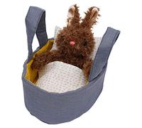 Manhattan Toy 160350 Moppettes Beau - Juego de Peluche con Juguete de Peluche de Conejo, moisés de Tela, Manta y Almohada, Multicolor