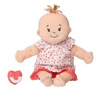 Manhattan Toy Baby Stella Peach-Muñeca de bebé Suave con Cabello castaño Claro para Edades de 1 año en adelante, 38,1 cm, Multicolor, 15 Inches Tall (130080)