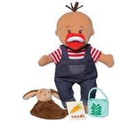Manhattan Toy Bunny Stella Tiny Farmer Baby Doll Set, Multicolor (156280)
