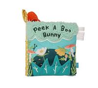 Manhattan Toy- Conejito Fairytale Peek-a-Boo - Libro Suave de Actividad Arrugada para bebés y niños pequeños con chirriador de Conejo Atado, Multicolor, Medium (161130)